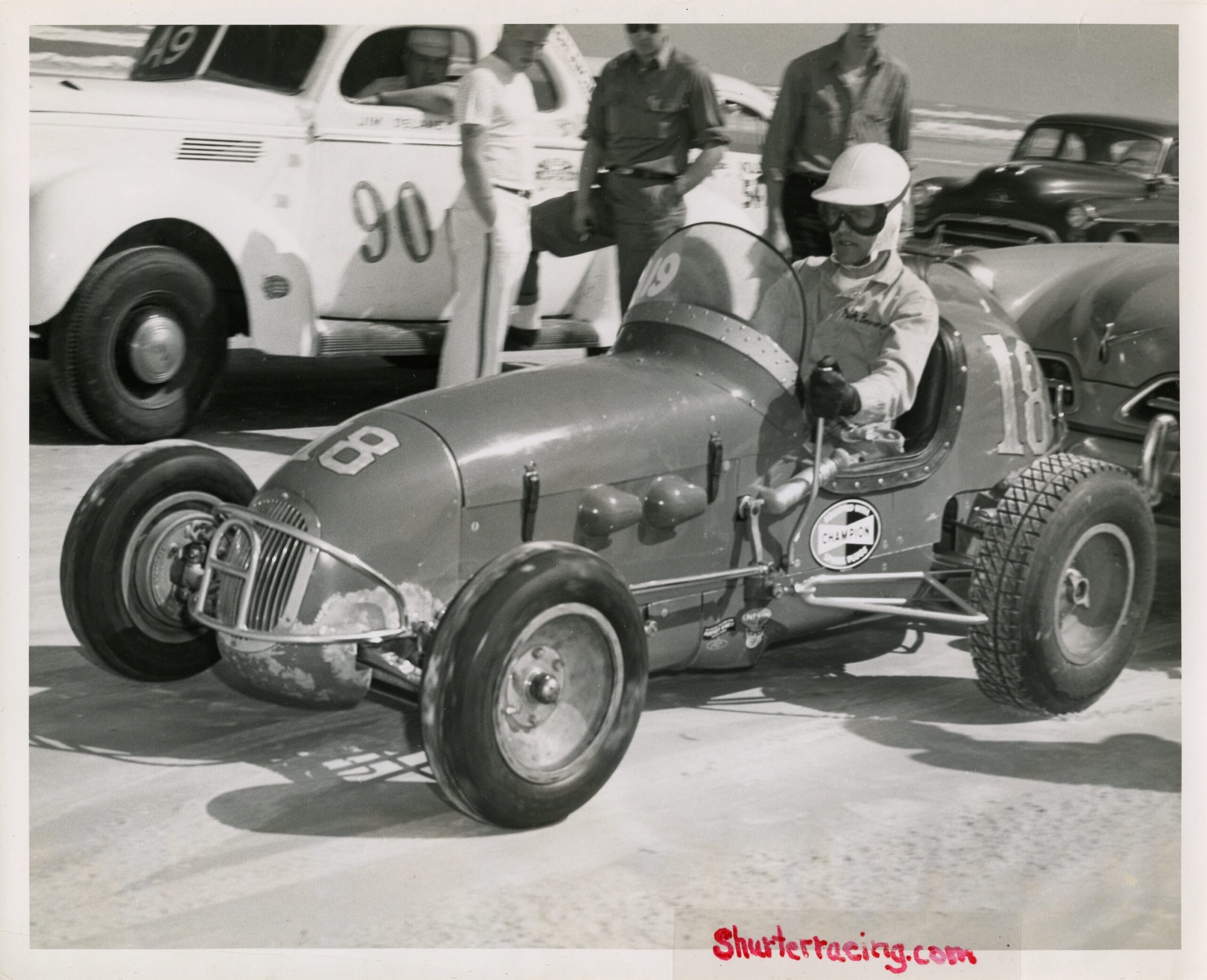 Nick Fornoro in Allen Offy on Daytona Beach